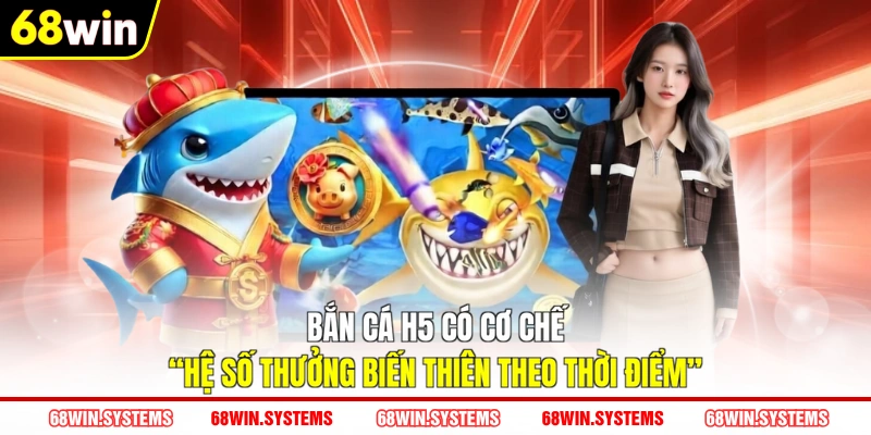 Bắn cá h5 có cơ chế “hệ số thưởng biến thiên theo thời điểm”