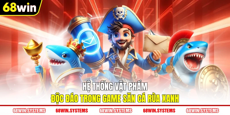 Hệ thống vật phẩm độc đáo trong game săn cá Rùa Xanh